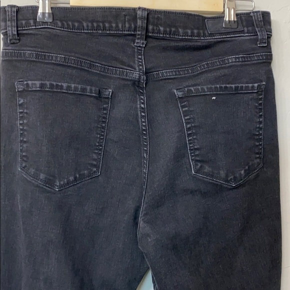 Halogen black straight leg crop jeans size 32 - Picture 7 of 11